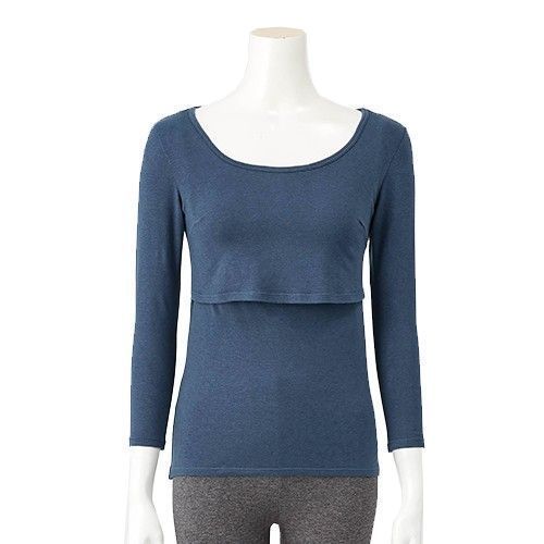 Hotcott 吸濕發熱產後上掀式哺乳衣