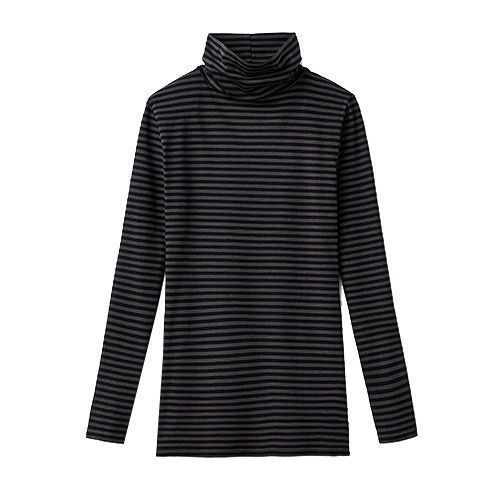 吸濕發熱天竺棉圓領 / 高領上衣