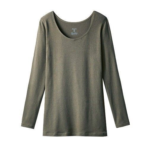 吸濕發熱天竺棉圓領 / 高領上衣