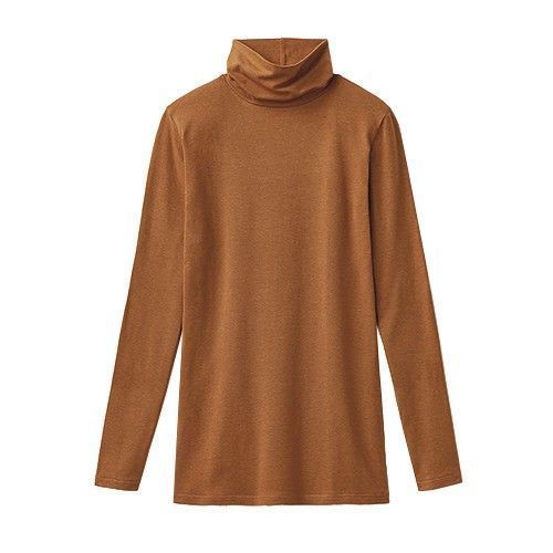 吸濕發熱天竺棉圓領 / 高領上衣