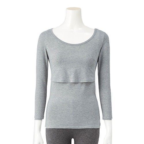 Hotcott 吸濕發熱產後上掀式哺乳衣