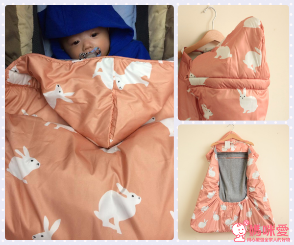❄日本 Mama&Co：推車背巾兩用防寒罩☞冬季外出保暖首選！