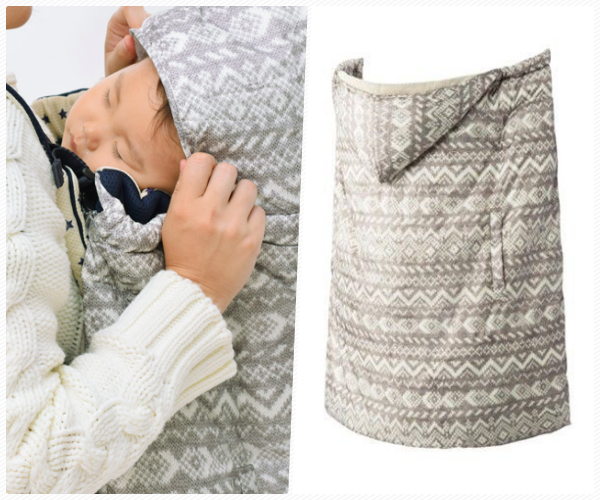 ❄日本 Mama&Co：推車背巾兩用防寒罩☞冬季外出保暖首選！