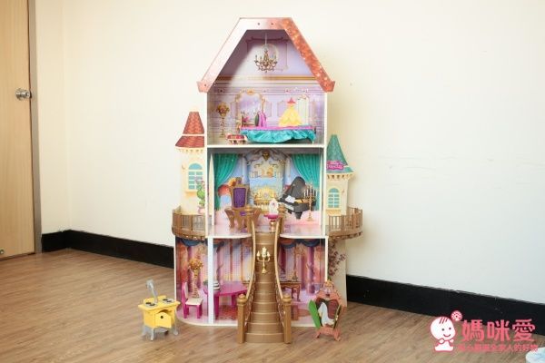 美國 KidKraft 迪士尼娃娃屋 美女與野獸