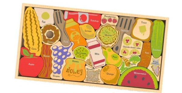 美國 Begin Again 純木質拼圖益智玩具 ABC 小廚師