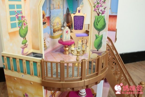 美國 KidKraft 迪士尼娃娃屋 美女與野獸
