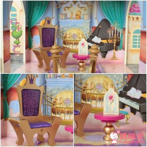美國 KidKraft 迪士尼娃娃屋 美女與野獸