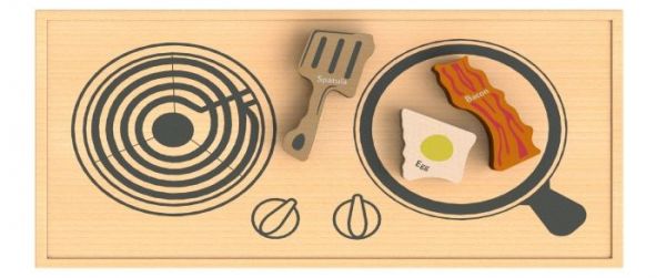 美國 Begin Again 純木質拼圖益智玩具 ABC 小廚師