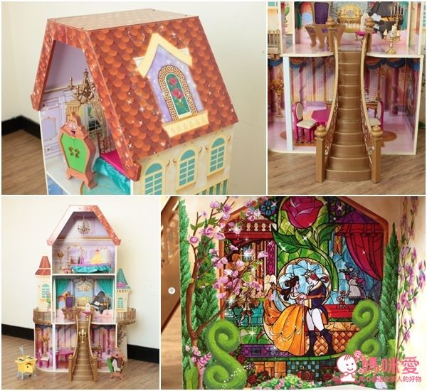 美國 KidKraft 迪士尼娃娃屋 美女與野獸