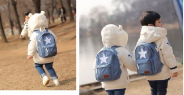 韓國 BESSON JOUJOU 星星親子媽媽包(後背款)、寶貝包