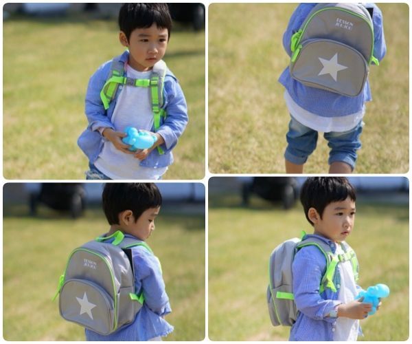 韓國 BESSON JOUJOU - 星星閃亮 LED 包-深黑色