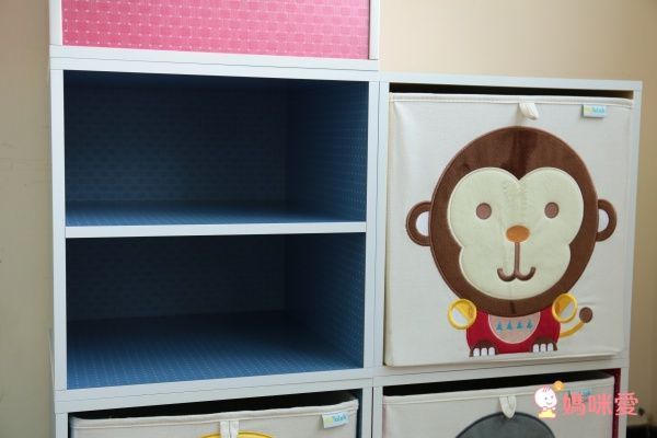 MyTolek 童樂可 - 小玩意分格抽套餐組-A3-單框框+1層板+2大格抽(藍+粉)(請於備註欄標示想買的框框顏色:藍/粉紅) (33*33*33cm)