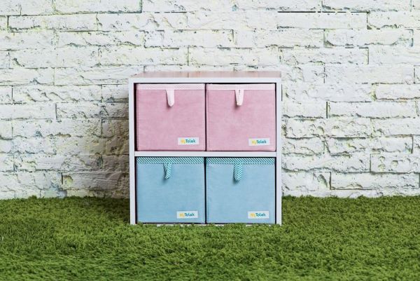 MyTolek 童樂可 - 小玩意分格抽套餐組-A3-單框框+1層板+2大格抽(藍+粉)(請於備註欄標示想買的框框顏色：藍/粉紅) (33*33*33cm)