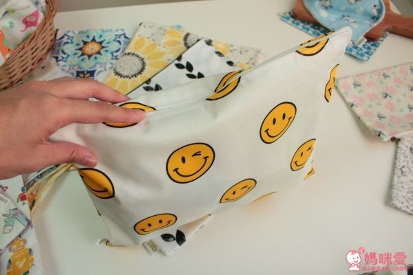 韓國 WOW 大中小手工收納袋三件組