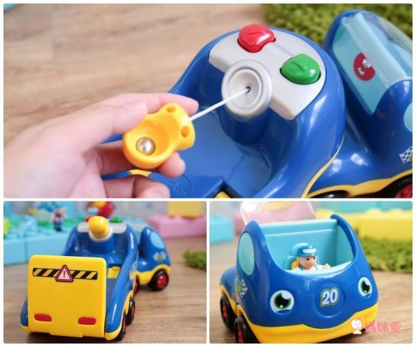 英國驚奇玩具 WOW Toys - 賽車救援拖吊車 洛可