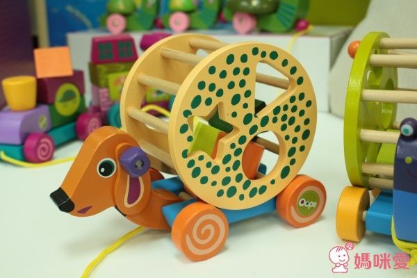 ❤ Oops親子益智動物造型旋轉拉拉樂（12個月以上適用）狗狗/蝸牛兩款 