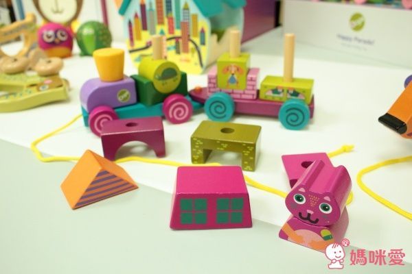 ❤ Oops 親子益智積木火車拉拉樂 - 城市（12個月以上適用） 