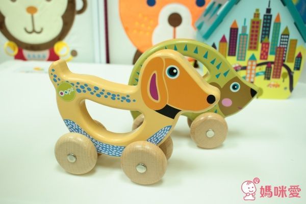 ❤ Oops 親子益智動物造型嚕嚕車（9個月以上適用）刺蝟/狗狗兩款可選 