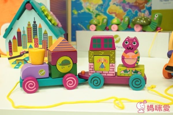 ❤ Oops 親子益智積木火車拉拉樂 - 城市（12個月以上適用） 