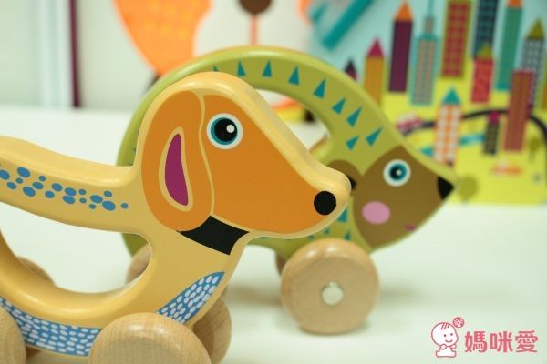 ❤ Oops 親子益智動物造型嚕嚕車（9個月以上適用）刺蝟/狗狗兩款可選 