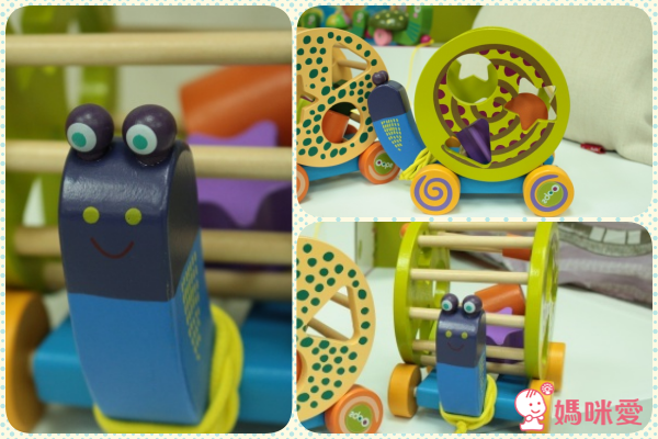 ❤ Oops親子益智動物造型旋轉拉拉樂（12個月以上適用）狗狗/蝸牛兩款 