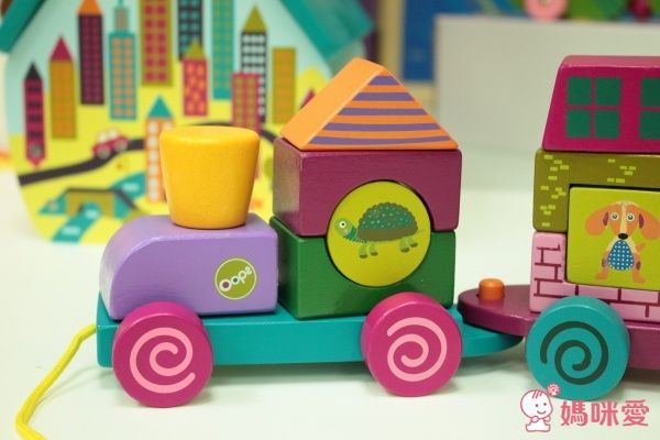❤ Oops 親子益智積木火車拉拉樂 - 城市（12個月以上適用） 