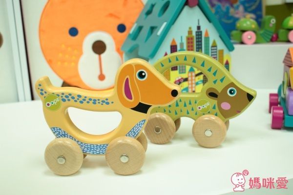 ❤ Oops 親子益智動物造型嚕嚕車（9個月以上適用）刺蝟/狗狗兩款可選 