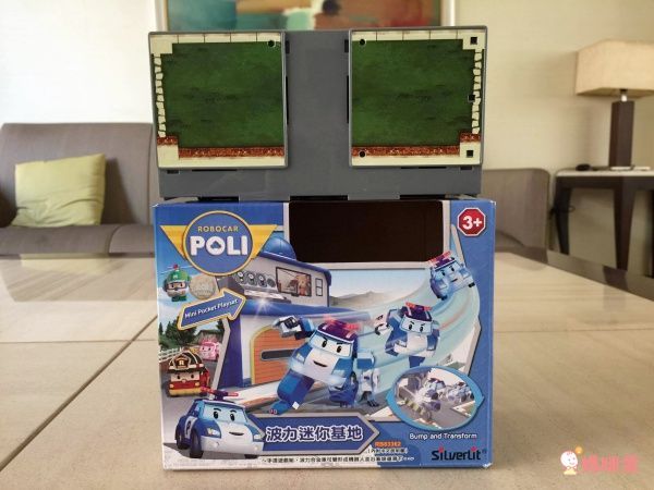 POLI 波力救援小英雄 - 波力迷你基地-附1吋迷你波力合金車1台