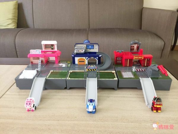 POLI 波力救援小英雄 - 波力迷你基地-附1吋迷你波力合金車1台