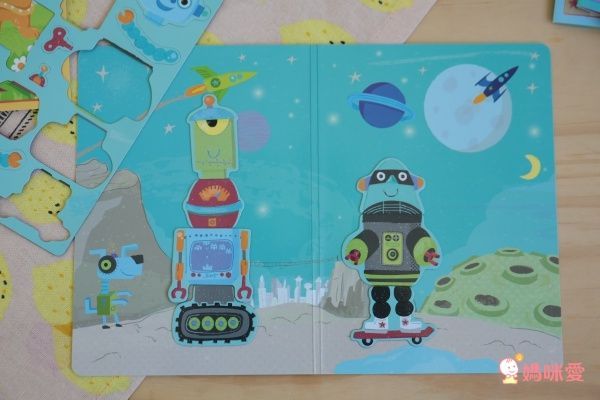 澳洲 Tiger Tribe - 隨身磁鐵書-機器人星球