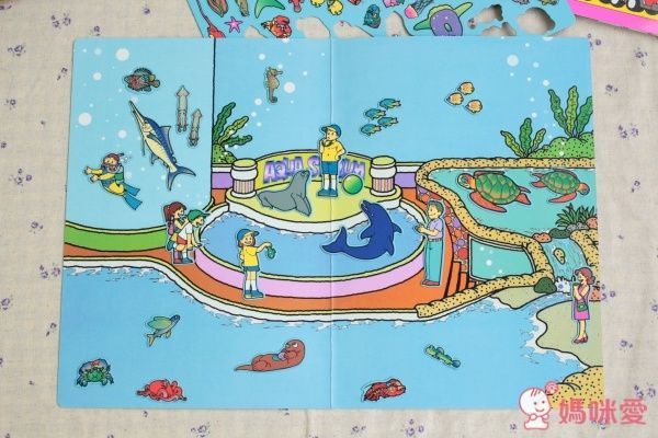 日本永岡書局 大場景2折頁磁鐵書