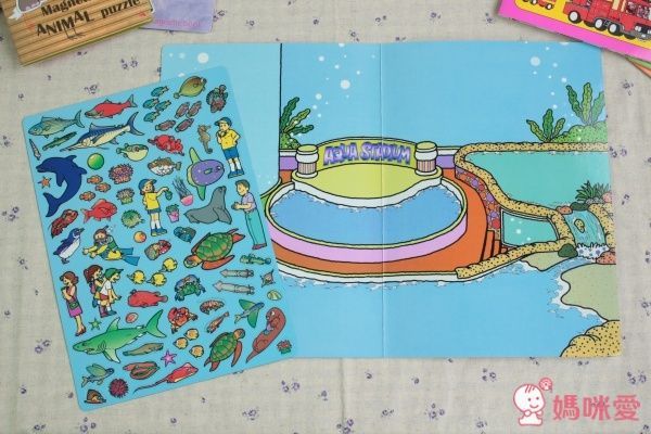 日本永岡書局 大場景2折頁磁鐵書