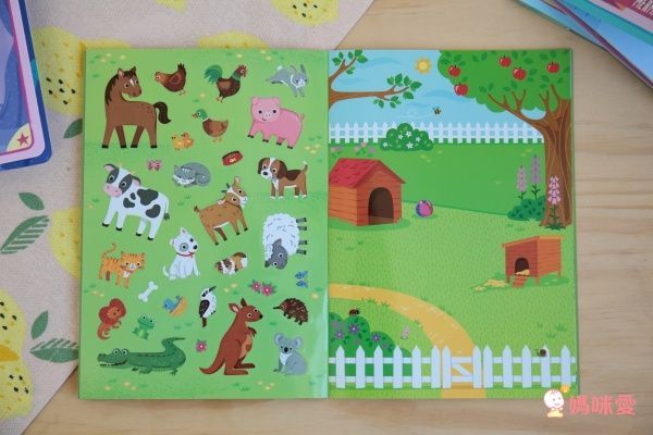 澳洲 Tiger Tribe - 隨身貼紙書-農場動物