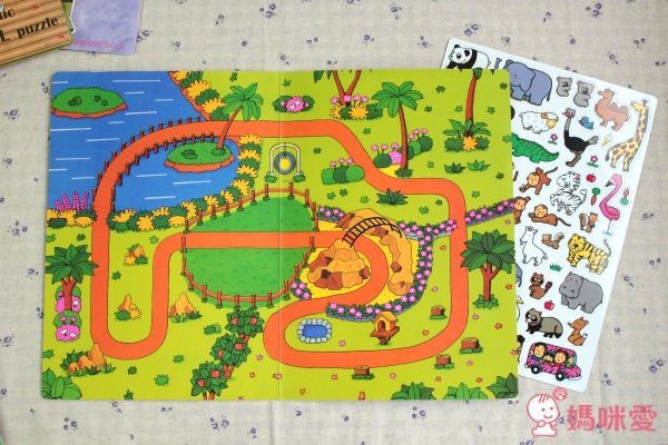 日本永岡書局 大場景2折頁磁鐵書