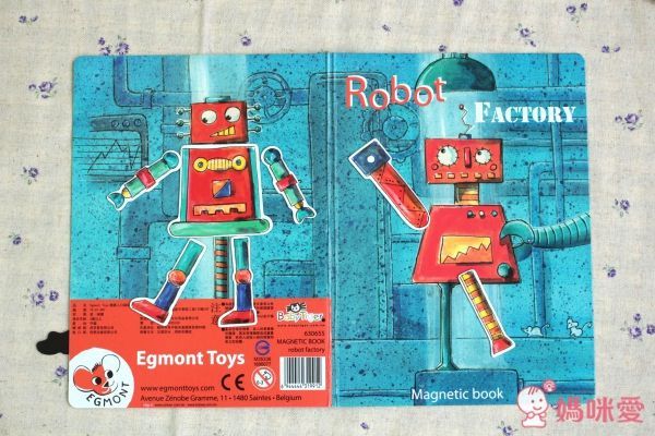 比利時艾格蒙 口袋書磁鐵書