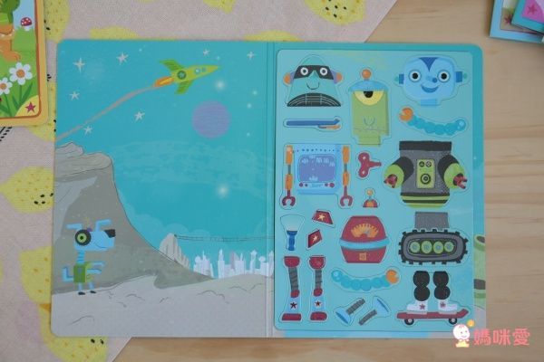 澳洲 Tiger Tribe - 隨身磁鐵書-機器人星球