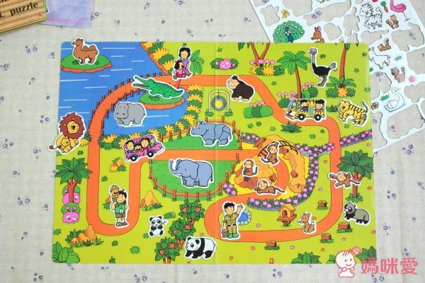 日本永岡書局 大場景2折頁磁鐵書