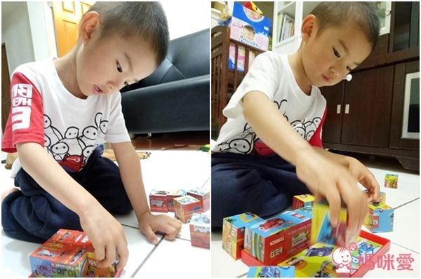 多美小汽車 趣味六面拼圖(12塊)