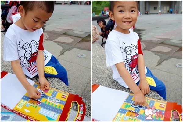 多美小汽車 場景創意貼