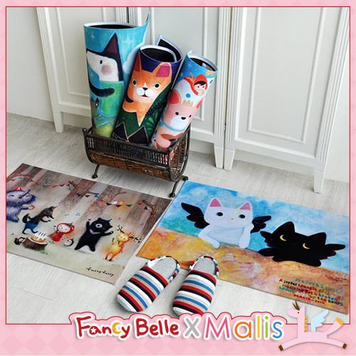 義大利Fancy Belle X furryfurry 強力吸水止滑地墊