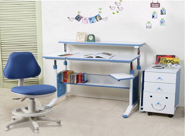 創意小天才 Little Genius 兒童專用調節桌椅/置物書櫃/加寬三抽櫃