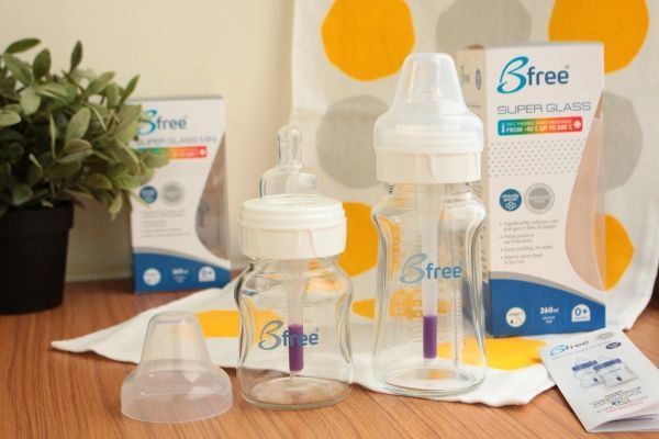 英國 Bfree 貝麗 玻璃防脹氣奶瓶