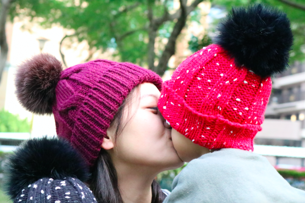 韓國 WOW 可愛親子毛帽 / 貝蕾帽