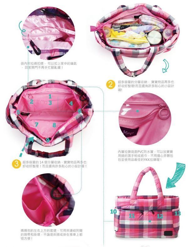 【HARUhonpo 小晴天本舖】空氣媽媽包 / 小童包