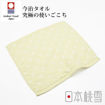 ✪new！日本桃雪 Toucher 日本製今治小圓點紗布方巾