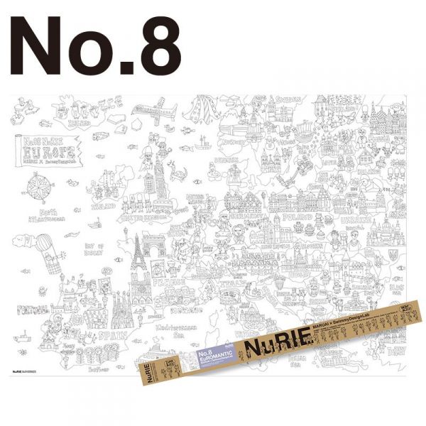 NuRIE❤日本製創意啟發超大著色塗鴉紙