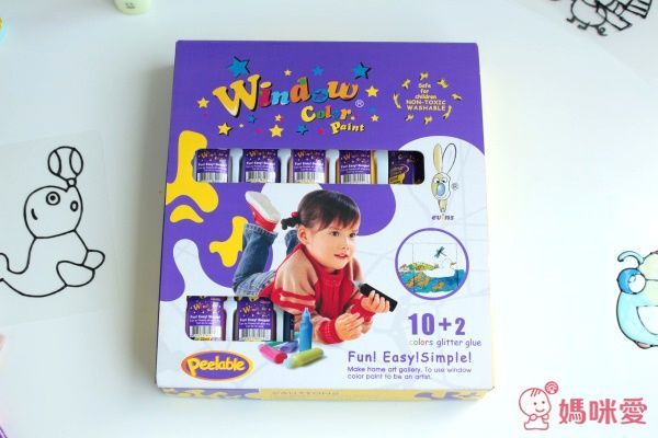 台灣製彩繪玻璃貼，DIY成品可貼在玻璃/車窗/磁磚等平滑表面