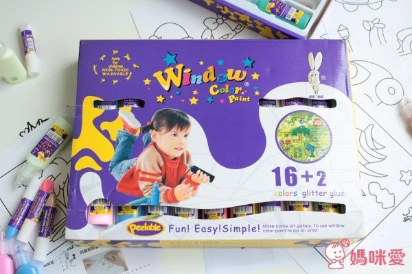 台灣製彩繪玻璃貼，DIY成品可貼在玻璃/車窗/磁磚等平滑表面