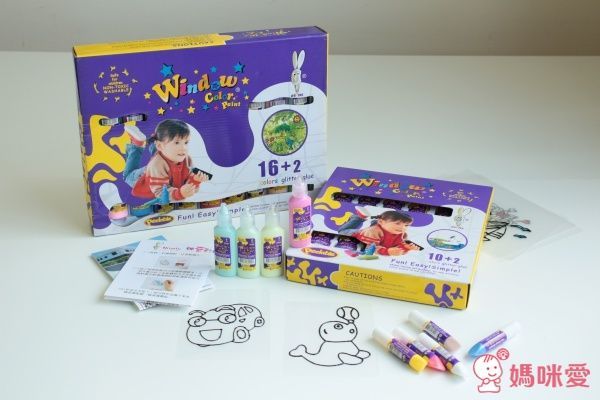 台灣製彩繪玻璃貼，DIY成品可貼在玻璃/車窗/磁磚等平滑表面