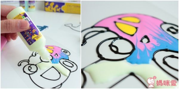 台灣製彩繪玻璃貼，DIY成品可貼在玻璃/車窗/磁磚等平滑表面